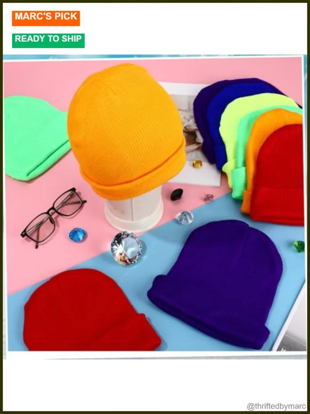 48 Pack Knit Beanies Hats Winter Warm Cuffed Skull Cozy Cap Unisex